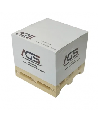 Wooden Pallet Cube Sticky Notes