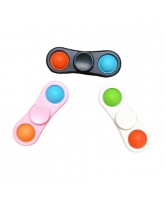 Fidget Spinner With Bubble Stress Reliever