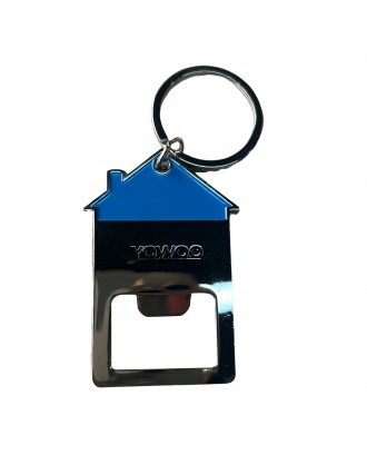 House Shaped Bottle Opener Keychain