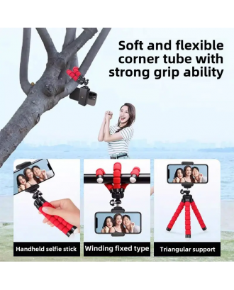 Phone Holder with Flexible Stand