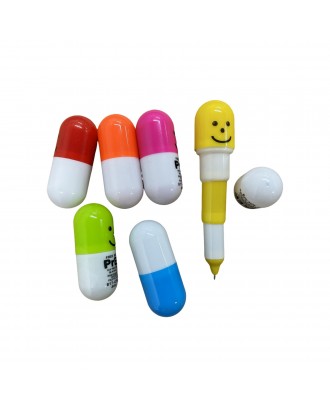 Capsule Shaped Telescopic Ballpoint Pen