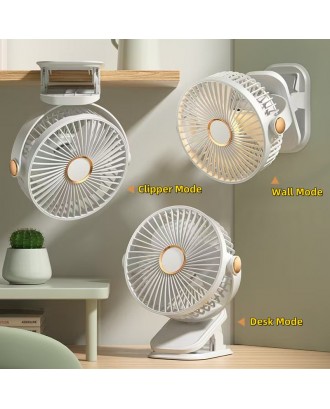 USB / Charging 800mAh Rechargeable Type-C Fan w/Clip