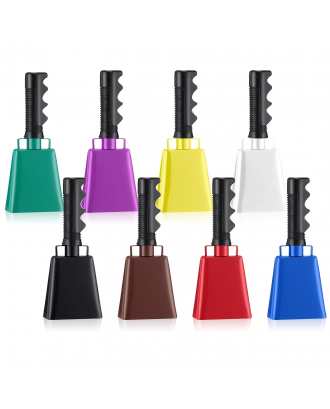 Metal Cowbell With 9" Long Handle