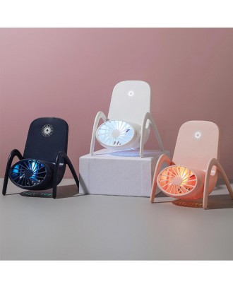 Wind Speed Adjustable Fan with Mobile Phone Stand