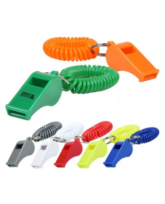 Whistle With Coil Wristband 