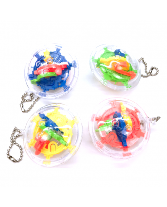 3D Brainy Maze Keychain