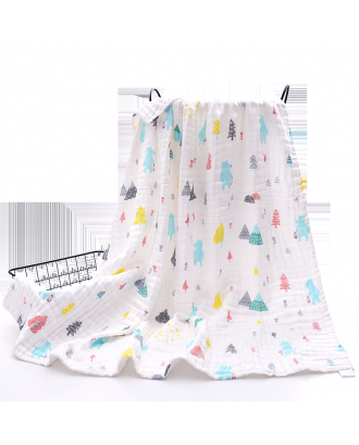 Cotton Muslin Baby Swaddle Blanket