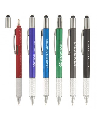 6 In 1 Tool Pen With Stylus