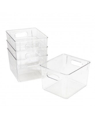 Refrigerator Organizer Stackable Bins