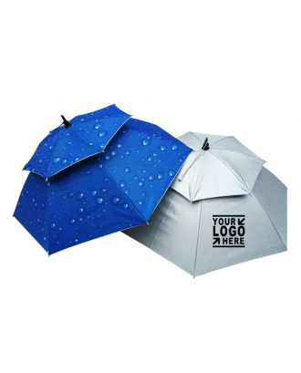 Double Layer Folding Umbrella Hat
