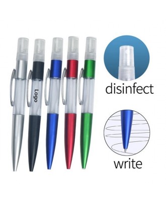 2 In 1 Hand Sanitizer Ballpoint Pen With Spray Bottle