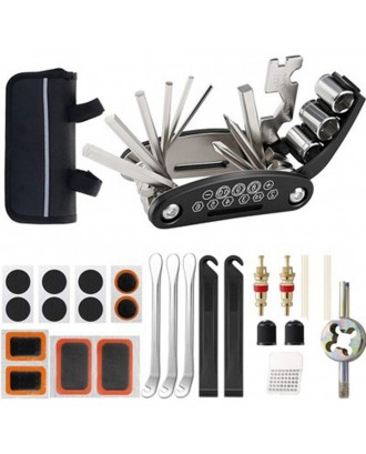 Bike Repair Kits With 16 in 1 Multi-Function Tools And Pump