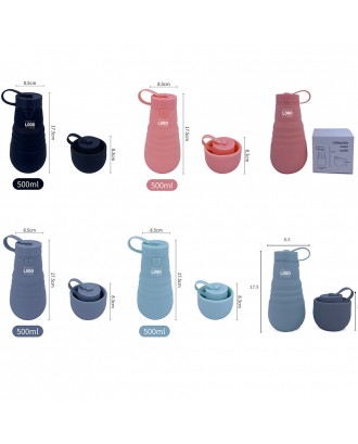 20 OZ Collapsible Portable Water Bottle