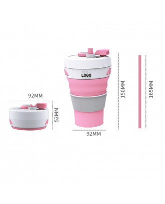 Silicone Folding Bottle with Lids