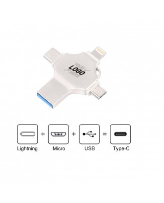 8GB 4 In 1 USB Flash Drive 