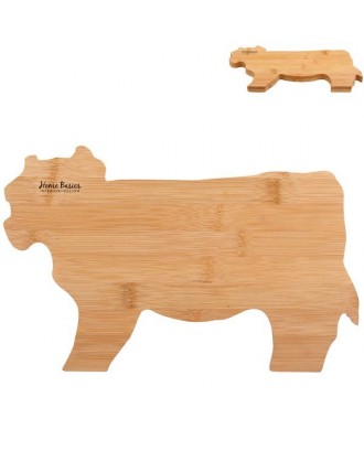 Cow Shaped Bamboo Cutting Board