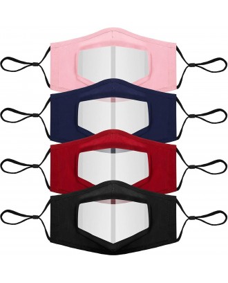 Face Mask With Clear Window